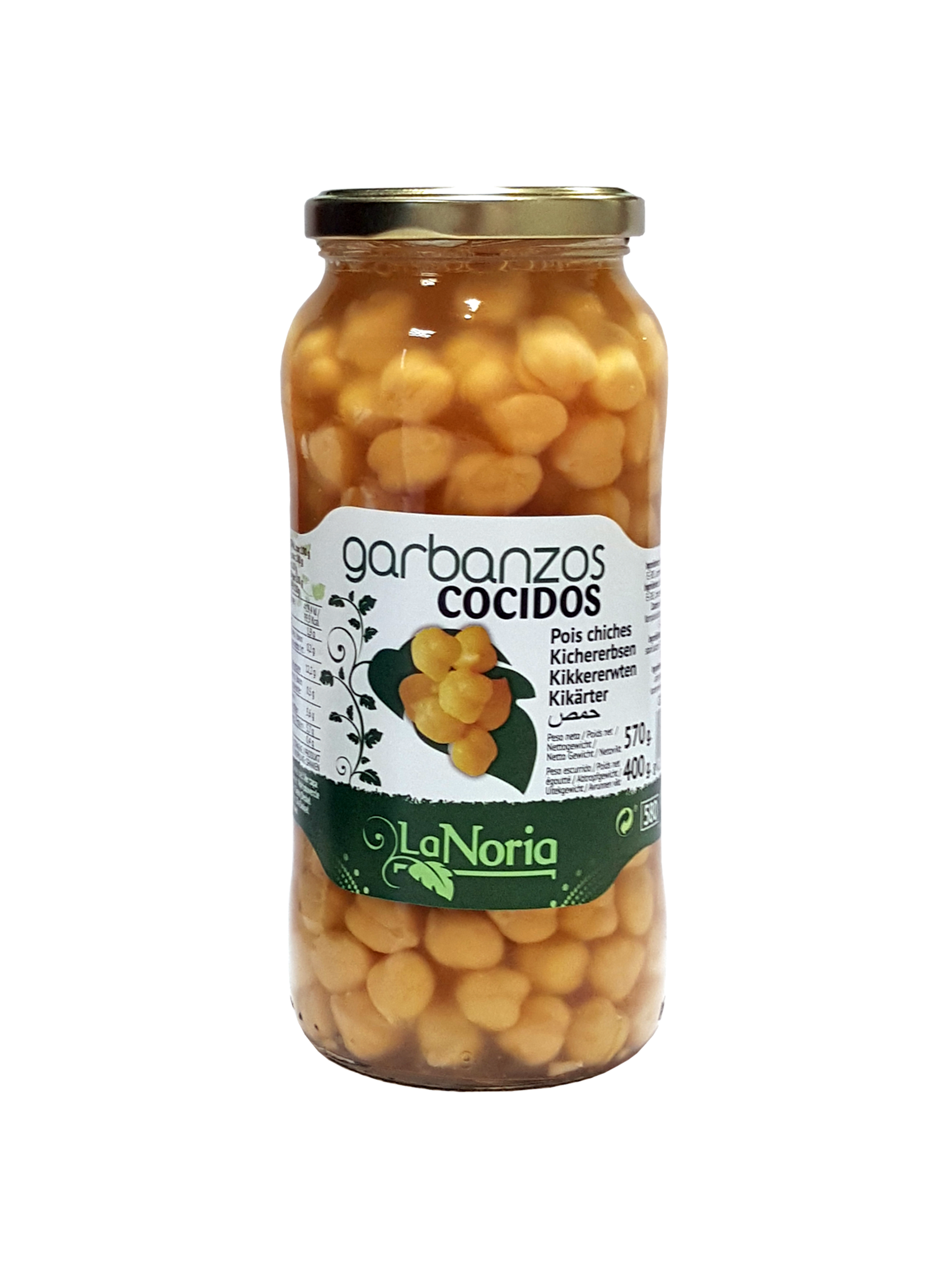 Garbanzo cocido La Noria Legumbres Penelas